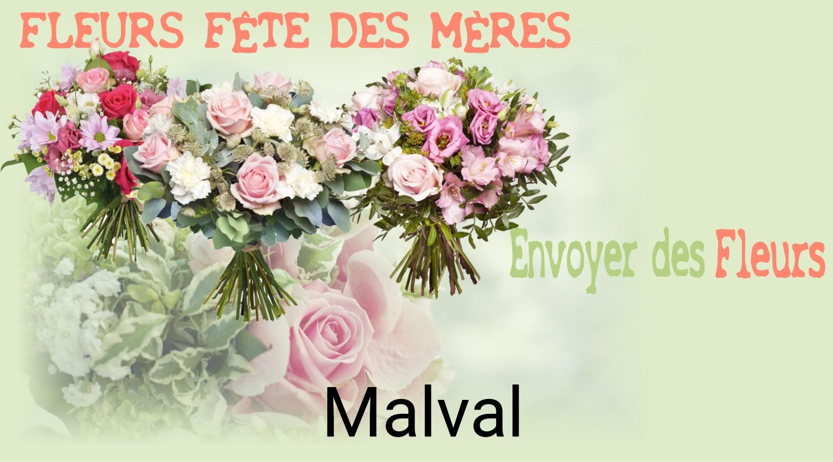 Bouquet de Fête des Mères livré à Malval